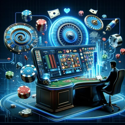 die Vielfalt der von Online-Kasinos angebotenen Spiele, darunter Tischspiele, Spielautomaten und Video-Poker