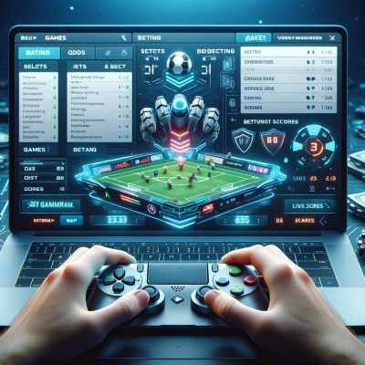 Eine visuell ansprechende und sichere Online-Wettplattform, die sich auf Wetten auf Videospiele konzentriert.